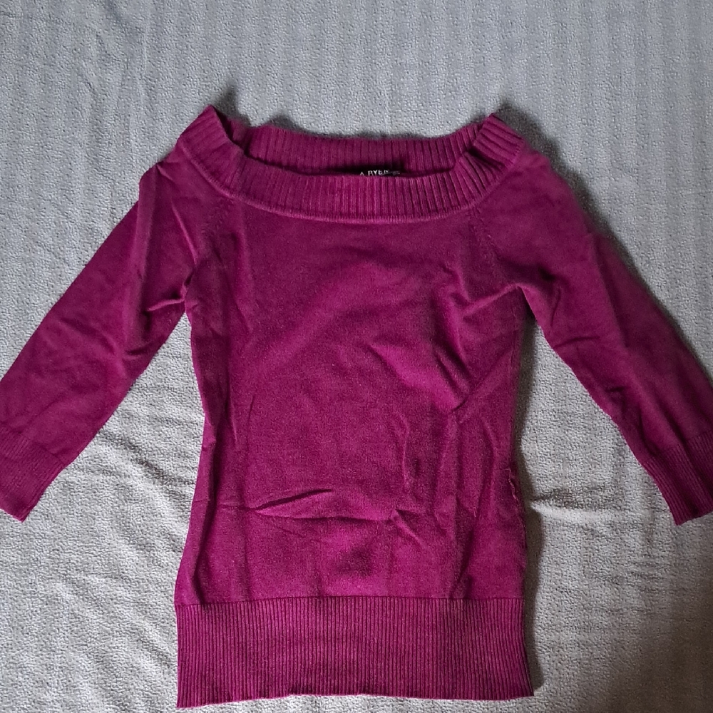 A. Byer Off-the-Shoulder Sweater